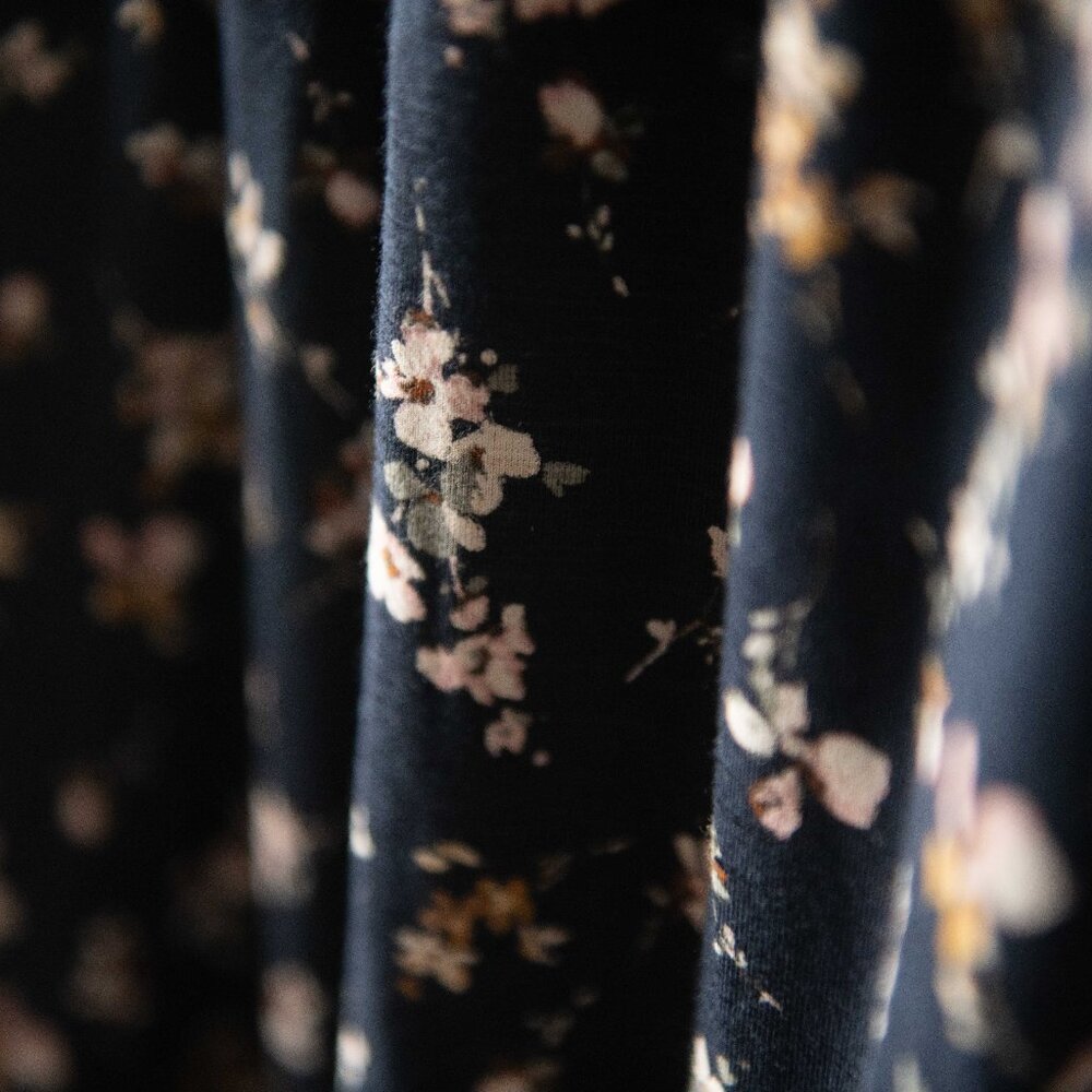 J. Jill Smocked Waist Floral Maxi Skirt - Picture 3 of 8